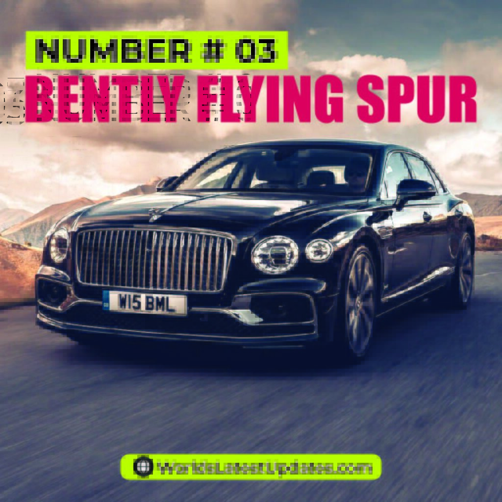 Number three Bentley Flying Spur 